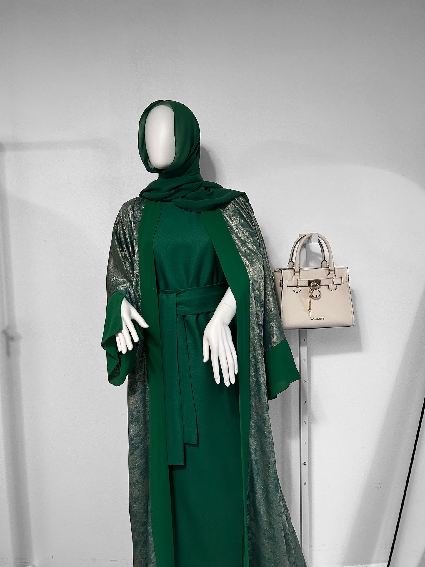 Emerald Green Abaya Set