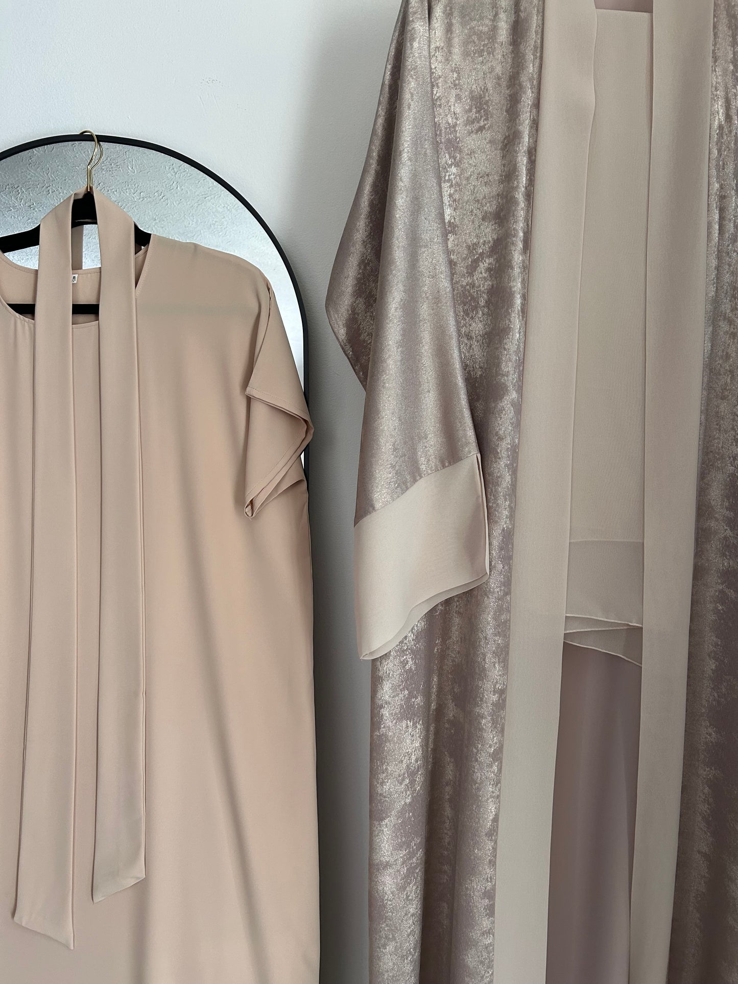 Luxury Shimmer Abaya Set